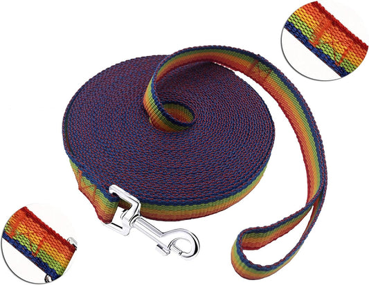 15Ft 20Ft 30Ft 40Ft 50Ft Long Dog/Puppy Lead Obedience Recall Training Dog Leashes for Small Medium Dogs Camping, Training, Play, or Backyard